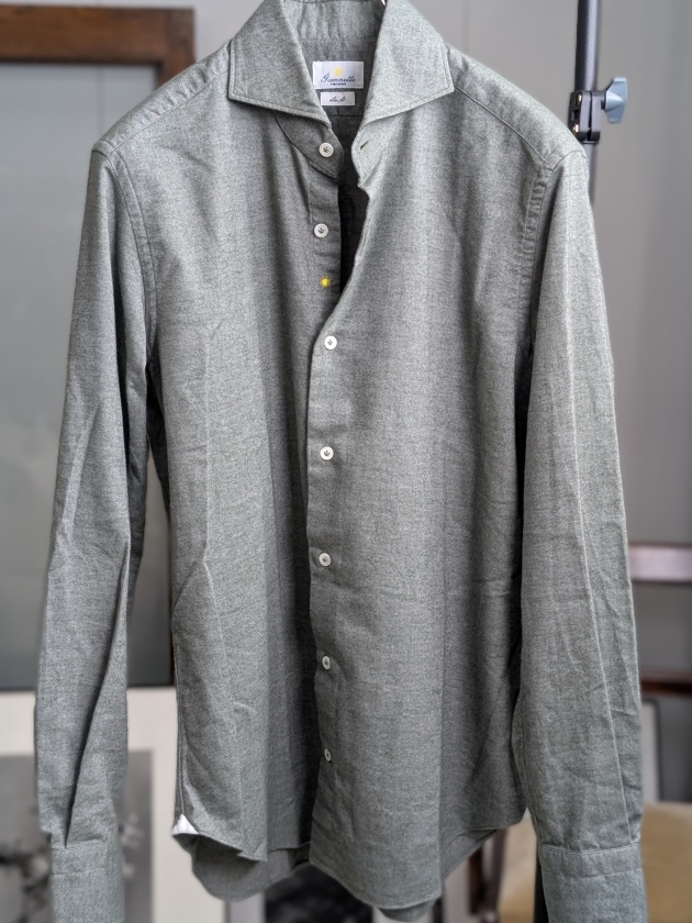 ヨゴト Giannetto ALPHA 太畝コーディロイ シャツ Giannetto ALPHA 太