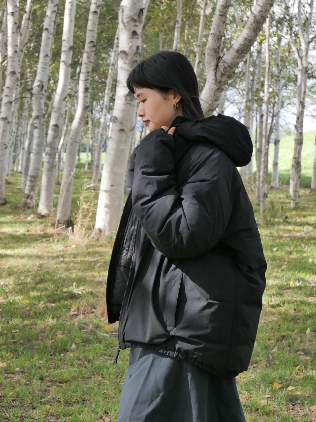 �yTAVITALIUM�z TIDY HOODIE DOWN�^�e�B�f�B �t�[�f�B�[�_�E���i���j�Z�b�N�X�j�@TV046