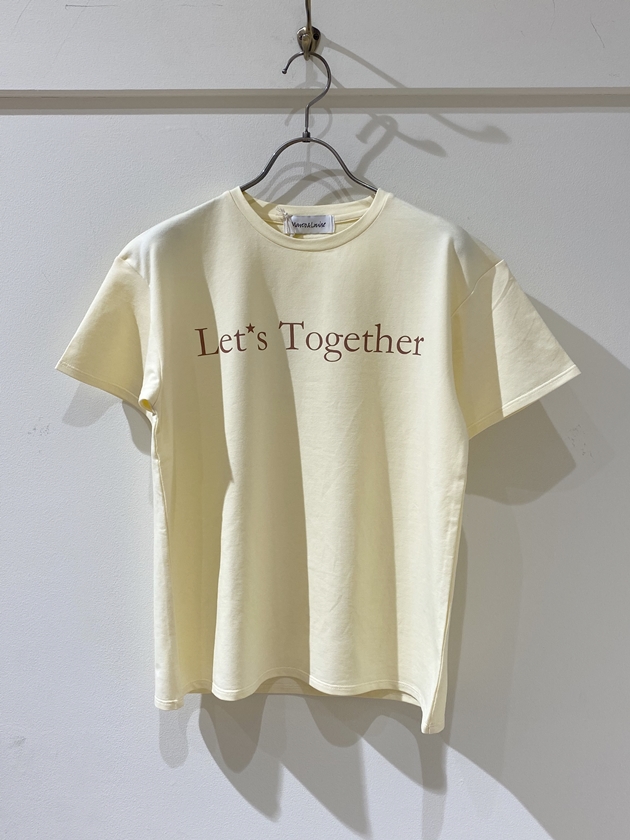 【M&L】WEB限定・半袖Tシャツ Let's Together