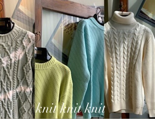 ONLINE STORE import sweater入荷