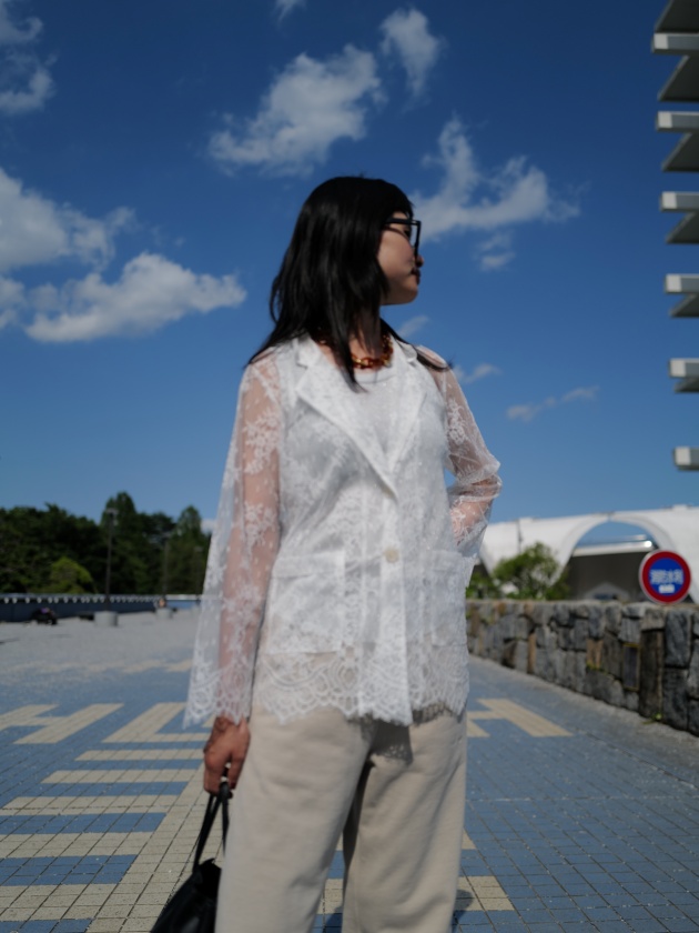 TORRAZZO DONNA フローラルラッセルレースジャケット