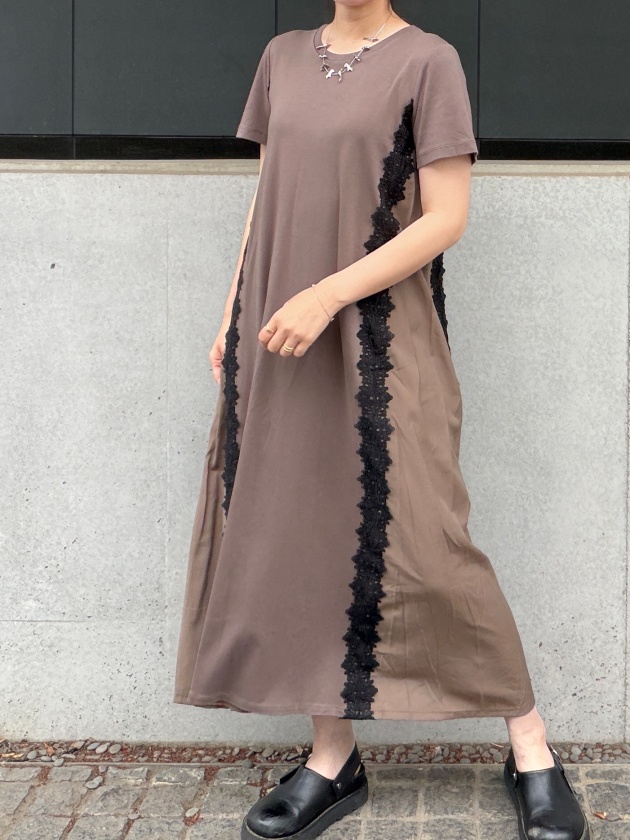 Marco&Louise サイドレース切り替えワンピース